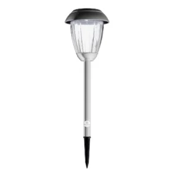 Nature Spring Stainless Steel Solar Path Lights - 16", Gunmetal Finish, Set Of 8 -Garden Furniture Store GUEST aac53dd3 c702 4941 9979 8ea15da514b9