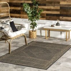NuLOOM Myrna Geometric Indoor/Outdoor Patio Area Rug