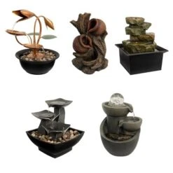 Nature Spring Tabletop Cascading Water Fountain - 10.5", Copper -Garden Furniture Store GUEST ae3081aa 16d2 42c0 806e 36f21895c193