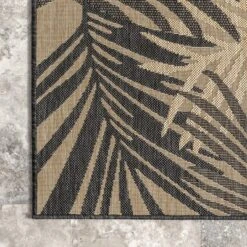 NuLOOM Kasia Areca Palm Indoor/Outdoor Patio Area Rug 12 NuLOOM Kasia Areca Palm Indoor/Outdoor Patio Area Rug -Garden Furniture Store GUEST ae998cfc 6d0a 4755 a3b7 79808a686d63