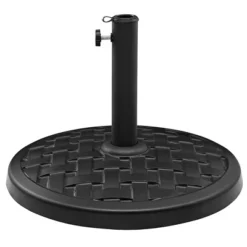 Rashida Round Lattice Weave Umbrella Stand - Saracina Home -Garden Furniture Store GUEST b0050dfe 8fb7 4e77 accf f96ab5cd7872