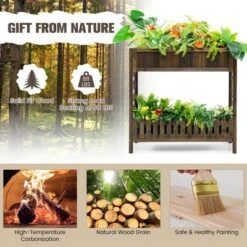 Costway 2-Tier Wood Raised Garden Bed Elevated Planter Box For Vegetable, Fruit, Herb 15 Costway 2-Tier Wood Raised Garden Bed Elevated Planter Box For Vegetable, Fruit, Herb -Garden Furniture Store GUEST b1b2993a a840 4116 be3d 9f58a9abf061