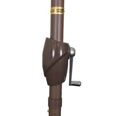 9' X 9' Aluminum Push Tilt Patio Umbrella Navy - California Umbrella 3 9' X 9' Aluminum Push Tilt Patio Umbrella Navy - California Umbrella - Image 3