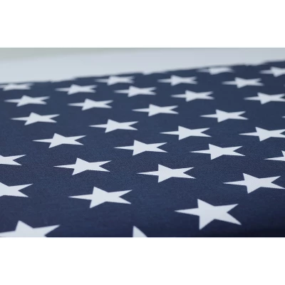 48" X 18" Outdoor/Indoor Tufted Bench/Swing Cushion Macey Americana Blue - Pillow Perfect 3 48" X 18" Outdoor/Indoor Tufted Bench/Swing Cushion Macey Americana Blue - Pillow Perfect - Image 3