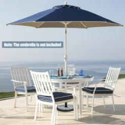 Costway 19'' Patio 35 LBS Round Umbrella Base Stand Holder 1.4''-1.9'' Market Table Outdoor 12 Costway 19'' Patio 35 LBS Round Umbrella Base Stand Holder 1.4''-1.9'' Market Table Outdoor -Garden Furniture Store GUEST bb70c04b ce83 42a4 a2fe dce700068bb6