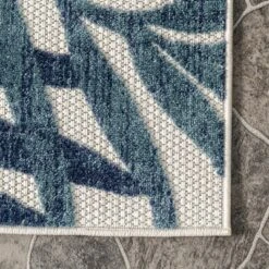 NuLOOM Flor Multi Tropical Leaves Indoor/Outdoor Patio Area Rug -Garden Furniture Store GUEST bf40113b fcb5 477b 8ddc 79c024d2f20d