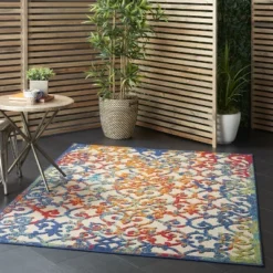 Nourison Aloha Contemporary Scroll Outdoor Rug -Garden Furniture Store GUEST c09c263a 94a6 4eaa ae7d 3d33994a8cc2