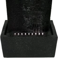 Sunnydaze Decor Sunnydaze 31"H Electric Polyresin Rippling Tower Column Outdoor Water Fountain With Lights -Garden Furniture Store GUEST c0dcfce6 7a23 404e 8f19 7f277818eba1