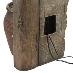 John Timberland Four Pot Rustic Cascading Outdoor Floor Water Fountain With LED Light 39 1/4" For Yard Garden Patio Deck Porch House Exterior 13 John Timberland Four Pot Rustic Cascading Outdoor Floor Water Fountain With LED Light 39 1/4" For Yard Garden Patio Deck Porch House Exterior -Garden Furniture Store GUEST c103e67b 01d5 414e 8602 fbc4fd4a7ca1