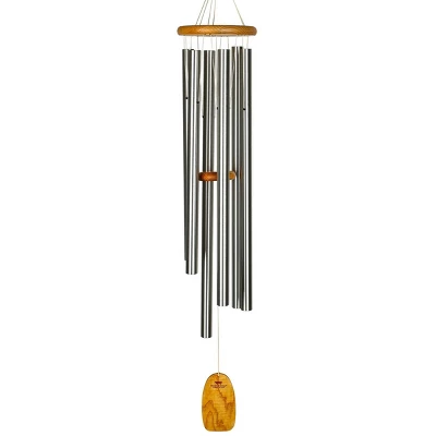 Woodstock Wind Chimes Signature Collection, Chimes Of Java, 50'' Silver Wind Chime JWS 2 Woodstock Wind Chimes Signature Collection, Chimes Of Java, 50'' Silver Wind Chime JWS - Image 2