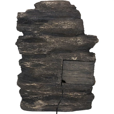 Sunnydaze Decor Sunnydaze 24"H Electric Polystone Rock Falls Waterfall Outdoor Water Fountain With LED Lights 7 Sunnydaze Decor Sunnydaze 24"H Electric Polystone Rock Falls Waterfall Outdoor Water Fountain With LED Lights - Image 7
