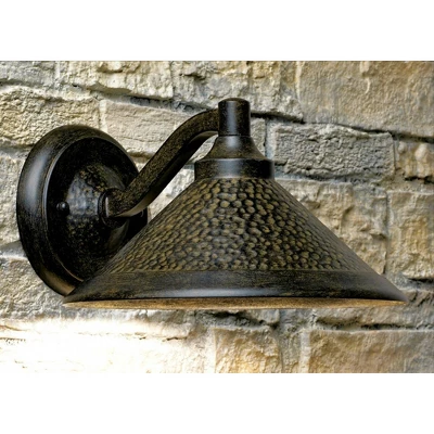 Minka Lavery Industrial Outdoor Wall Light Fixture Hammered Aspen Bronze Dark Sky 6 1/2" For Post Exterior Barn House Porch Patio 3 Minka Lavery Industrial Outdoor Wall Light Fixture Hammered Aspen Bronze Dark Sky 6 1/2" For Post Exterior Barn House Porch Patio - Image 3