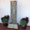 Sunnydaze Decor Sunnydaze 49"H Electric Natural Slate Tower Column Indoor/Outdoor Water Fountain With LED Light