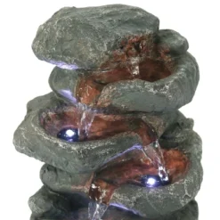 Sunnydaze Decor Sunnydaze Indoor Home Decorative Relaxing Stacked Rocks Tabletop Water Fountain With LED Lights - 10" 11 Sunnydaze Decor Sunnydaze Indoor Home Decorative Relaxing Stacked Rocks Tabletop Water Fountain With LED Lights - 10" -Garden Furniture Store GUEST d138e9b4 c33d 4125 8462 5c1681e74c18