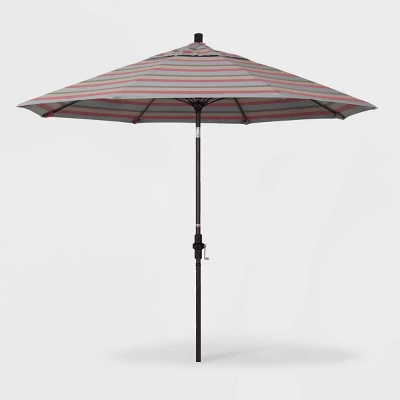 9' Aluminum Collar Tilt Crank Sunbrella Patio Umbrella - California Umbrella 11 9' Aluminum Collar Tilt Crank Sunbrella Patio Umbrella - California Umbrella - Image 11