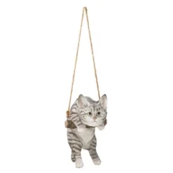 Design Toscano Gray Tabby Kitty On A Perch Hanging Cat Sculpture - Multicolored 9 Design Toscano Gray Tabby Kitty On A Perch Hanging Cat Sculpture - Multicolored -Garden Furniture Store GUEST d3fe9e6d a3fe 4315 ab7b 08028851362e