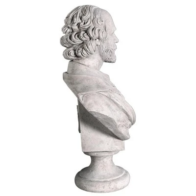 Design Toscano William Shakespeare Grande-Scale Sculptural Bust 4 Design Toscano William Shakespeare Grande-Scale Sculptural Bust - Image 4