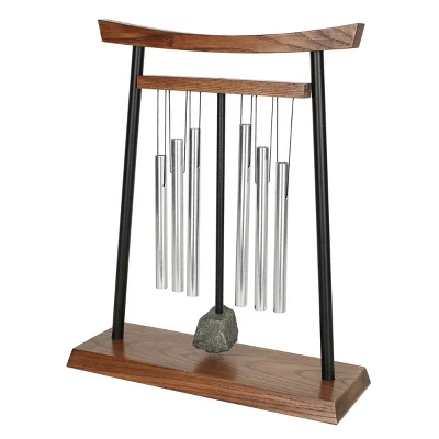 Woodstock Wind Chimes Signature Collection, Woodstock Pendulum Chime, 14'' Silver Wind Chime PC 2 Woodstock Wind Chimes Signature Collection, Woodstock Pendulum Chime, 14'' Silver Wind Chime PC - Image 2