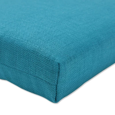 Rave Peacock 2pc Indoor/Outdoor Squared Corners Seat Cushion - Pillow Perfect 1 Rave Peacock 2pc Indoor/Outdoor Squared Corners Seat Cushion - Pillow Perfect