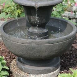 Sunnydaze Decor Sunnydaze 25"H Electric Polyresin 2-Tier Streaming Falls Outdoor Water Fountain 13 Sunnydaze Decor Sunnydaze 25"H Electric Polyresin 2-Tier Streaming Falls Outdoor Water Fountain -Garden Furniture Store GUEST d5e1e1e8 5cee 457a 9915 4fb131d73284