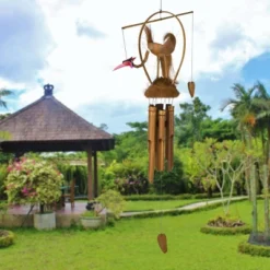 Woodstock Wind Chimes For Outside, Garden Décor, Outdoor & Patio Décor, Gooney Chime Wind Chimes