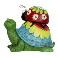 9.25" Resin Garden Turtle And Lady Bug Statue - Exhart 11 9.25" Resin Garden Turtle And Lady Bug Statue - Exhart -Garden Furniture Store GUEST d6f4d5fe 6629 4147 8ebf 8603c095fe8f