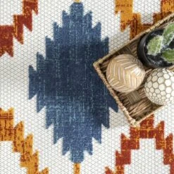 NuLOOM Marcela Geometric Indoor/Outdoor Patio Area Rug -Garden Furniture Store GUEST d7509118 88e8 4b73 82b8 907d3f5138c9