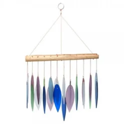 Home & Garden Pacific Coast Wind Chime - One Wind Chime 14.0 Inches - Yard Decor Sounds Music - Geblueg169 - Glass - Multicolored