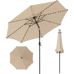 Costway 10 FT 112 LED Solar-Lighted Patio Table Market Umbrella Crank Tilt Outdoor Beige/Coffee/Navy/Wine 22 Costway 10 FT 112 LED Solar-Lighted Patio Table Market Umbrella Crank Tilt Outdoor Beige/Coffee/Navy/Wine -Garden Furniture Store GUEST d90da174 091d 4907 b2e2 5fa74d62744c