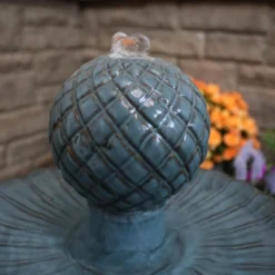 Sunnydaze Decor Sunnydaze 27"H Electric Green Ceramic 2-Tier Resting Birds Outdoor Water Fountain 16 Sunnydaze Decor Sunnydaze 27"H Electric Green Ceramic 2-Tier Resting Birds Outdoor Water Fountain -Garden Furniture Store GUEST db7d03d5 b194 4eb2 9163 12b7300a230c