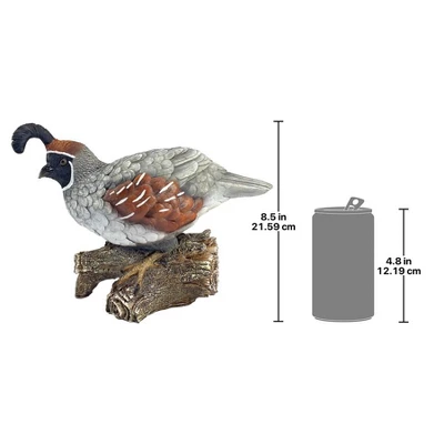 Design Toscano Coco, The Quail Bird Statue 1 Design Toscano Coco, The Quail Bird Statue