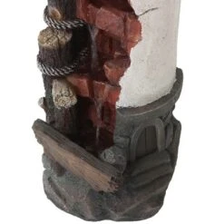 Sunnydaze Decor Sunnydaze 36"H Electric Polyresin Gull's Cove Lighthouse Outdoor Water Fountain With LED Light 21 Sunnydaze Decor Sunnydaze 36"H Electric Polyresin Gull's Cove Lighthouse Outdoor Water Fountain With LED Light -Garden Furniture Store GUEST dbf0cc97 4c4a 462e b5d4 eb05eab28ec9