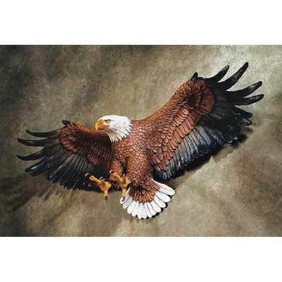 Design Toscano Freedom's Pride American Eagle Wall Sculpture - Large, Multicolored 1 Design Toscano Freedom's Pride American Eagle Wall Sculpture - Large, Multicolored
