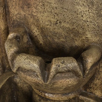 Frontage Outdoor 2-Tier Single Spout Fountain - Light Brown - Christopher Knight Home 7 Frontage Outdoor 2-Tier Single Spout Fountain - Light Brown - Christopher Knight Home - Image 7