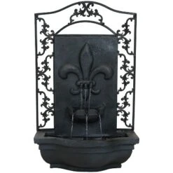 Sunnydaze Decor Sunnydaze 33"H Electric Polystone French Lily Design Outdoor Wall-Mount Water Fountain 17 Sunnydaze Decor Sunnydaze 33"H Electric Polystone French Lily Design Outdoor Wall-Mount Water Fountain -Garden Furniture Store GUEST e4410708 335e 4aed a9aa 7f8d3b83c6b5
