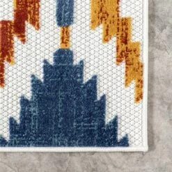 NuLOOM Marcela Geometric Indoor/Outdoor Patio Area Rug -Garden Furniture Store GUEST e6233475 ccd6 403d 932f e7e6c2e7ed53