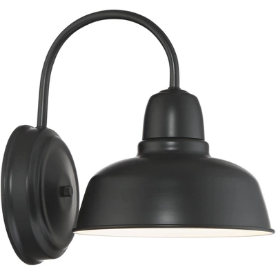 John Timberland Urban Barn Rustic Industrial Farmhouse Outdoor Wall Light Fixture Black Gooseneck Arm 11 1/4" For Post Exterior Barn Deck House Porch 6 John Timberland Urban Barn Rustic Industrial Farmhouse Outdoor Wall Light Fixture Black Gooseneck Arm 11 1/4" For Post Exterior Barn Deck House Porch - Image 6