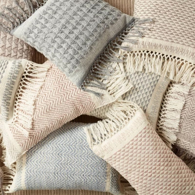 13"x21" Oversize Indoor & Outdoor Vibe By Haskell Geometric Lumbar Throw Pillow Cover - Jaipur Living 4 13"x21" Oversize Indoor & Outdoor Vibe By Haskell Geometric Lumbar Throw Pillow Cover - Jaipur Living - Image 4