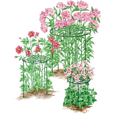 Heavy Duty 12" Grow Through Flower And Plant Supports, Set Of 3 - Gardener's Supply Co. 1 Heavy Duty 12" Grow Through Flower And Plant Supports, Set Of 3 - Gardener's Supply Co.