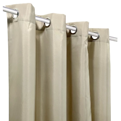 Commonwealth Seascapes Light Filtering Provide Privacy And Shade Grommet Outdoor Panel Pair Linen 2 Commonwealth Seascapes Light Filtering Provide Privacy And Shade Grommet Outdoor Panel Pair Linen - Image 2