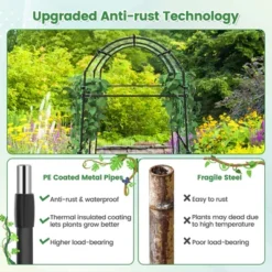 Costway 7.5FT Garden Arch Trellis Outdoor Plant Support Archway For Climbing Vine Flower 12 Costway 7.5FT Garden Arch Trellis Outdoor Plant Support Archway For Climbing Vine Flower -Garden Furniture Store GUEST ee68e00f 6fdb 4af3 94d6 7d421265e784