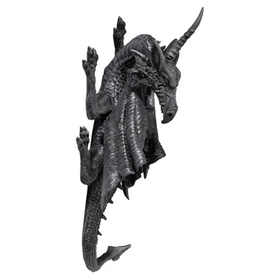 Design Toscano Horned Dragon Of Devonshire Wall Sculpture 5 Design Toscano Horned Dragon Of Devonshire Wall Sculpture - Image 5