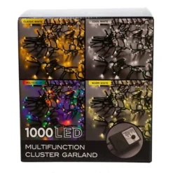 Kurt Adler 480-Light 16-Foot Connectable Warm White LED Cluster Garland -Garden Furniture Store GUEST ef6a5d3b 8131 43aa bc86 b92471b7efec