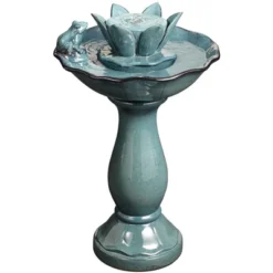 John Timberland Pleasant Pond Modern Bubbler Lotus Flower Outdoor Floor Water Fountain 25 1/4" For Yard Garden Patio Deck Porch House Exterior 14 John Timberland Pleasant Pond Modern Bubbler Lotus Flower Outdoor Floor Water Fountain 25 1/4" For Yard Garden Patio Deck Porch House Exterior -Garden Furniture Store GUEST efa1c124 c893 48b0 ad4a 4c31d3ae674b