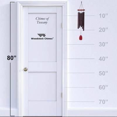 Woodstock Wind Chimes Signature Collection, Chimes Of Tuscany, 27'' Purple Wind Chime CTS 3 Woodstock Wind Chimes Signature Collection, Chimes Of Tuscany, 27'' Purple Wind Chime CTS - Image 3