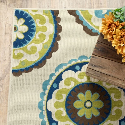 Cozumel Medallion Patio Rug 5 Cozumel Medallion Patio Rug - Image 5