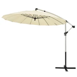 Tangkula 10 FT Patio Offset Hanging Market Umbrella Cantilever Outdoor Umbrella W/Crank & Cross Base -Garden Furniture Store GUEST f2b85fa6 77df 4dd7 bceb f38c1cc60d13