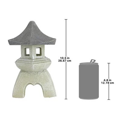 Design Toscano Pagoda Lantern Sculpture: Set Of Two Medium 4 Design Toscano Pagoda Lantern Sculpture: Set Of Two Medium - Image 4