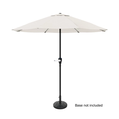 Nature Spring Patio Umbrella With Easy Hand Crank - 9', Tan 1 Nature Spring Patio Umbrella With Easy Hand Crank - 9', Tan