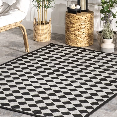NuLOOM Valery Checkered Indoor/Outdoor Patio Area Rug 8 NuLOOM Valery Checkered Indoor/Outdoor Patio Area Rug - Image 8